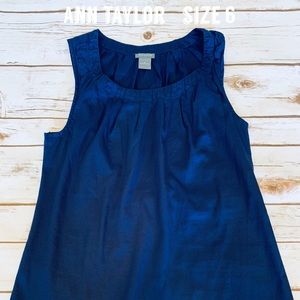 Ann Taylor Tank Top Blouse Size 6